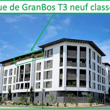 T3 Neuf Terrasse Xxl Parking Prive Classe 4 Etoiles * Anglet