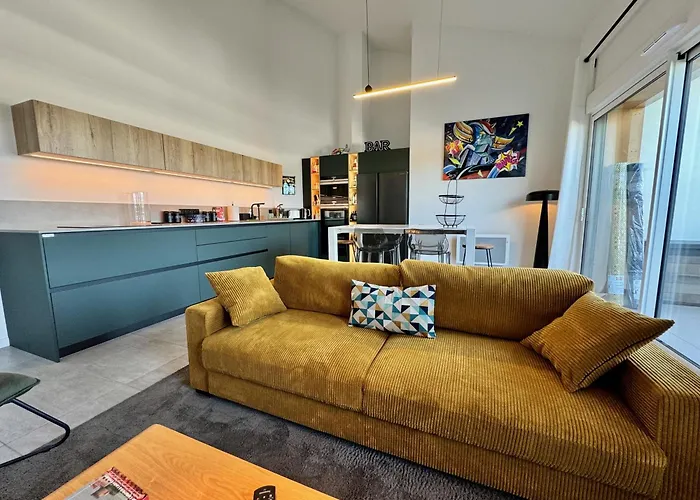 Attique De Granbos T3 Climatise & Terrasse Xxl & Garage 아파트 앙글레